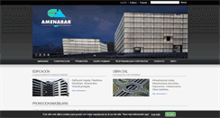 Desktop Screenshot of construccionesamenabar.com