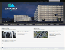 Tablet Screenshot of construccionesamenabar.com